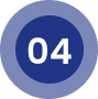 A dark blue circle with the number "04" written in white in the center.